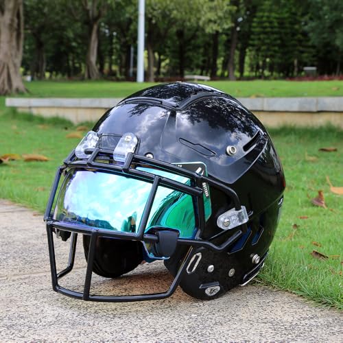 Image of Football Helmet Visor Anti-Fog Scratch Resistant Used for Axiom Helmets for Youth & Adult