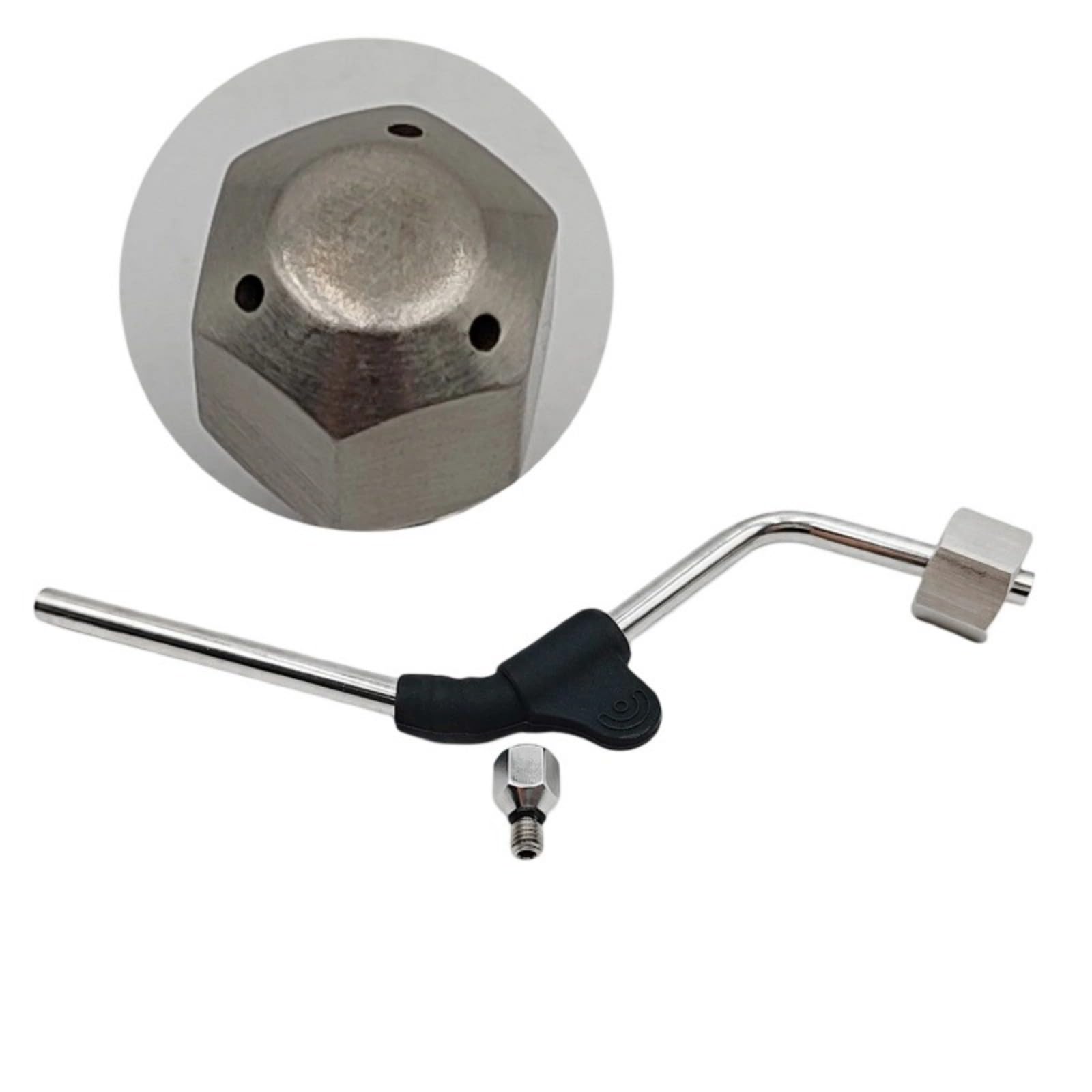 Msioytog Metal Nozzle Coffee Machine Component Suitable for Espresso Machines Output and Consistent Results Milk Frothing Attachment