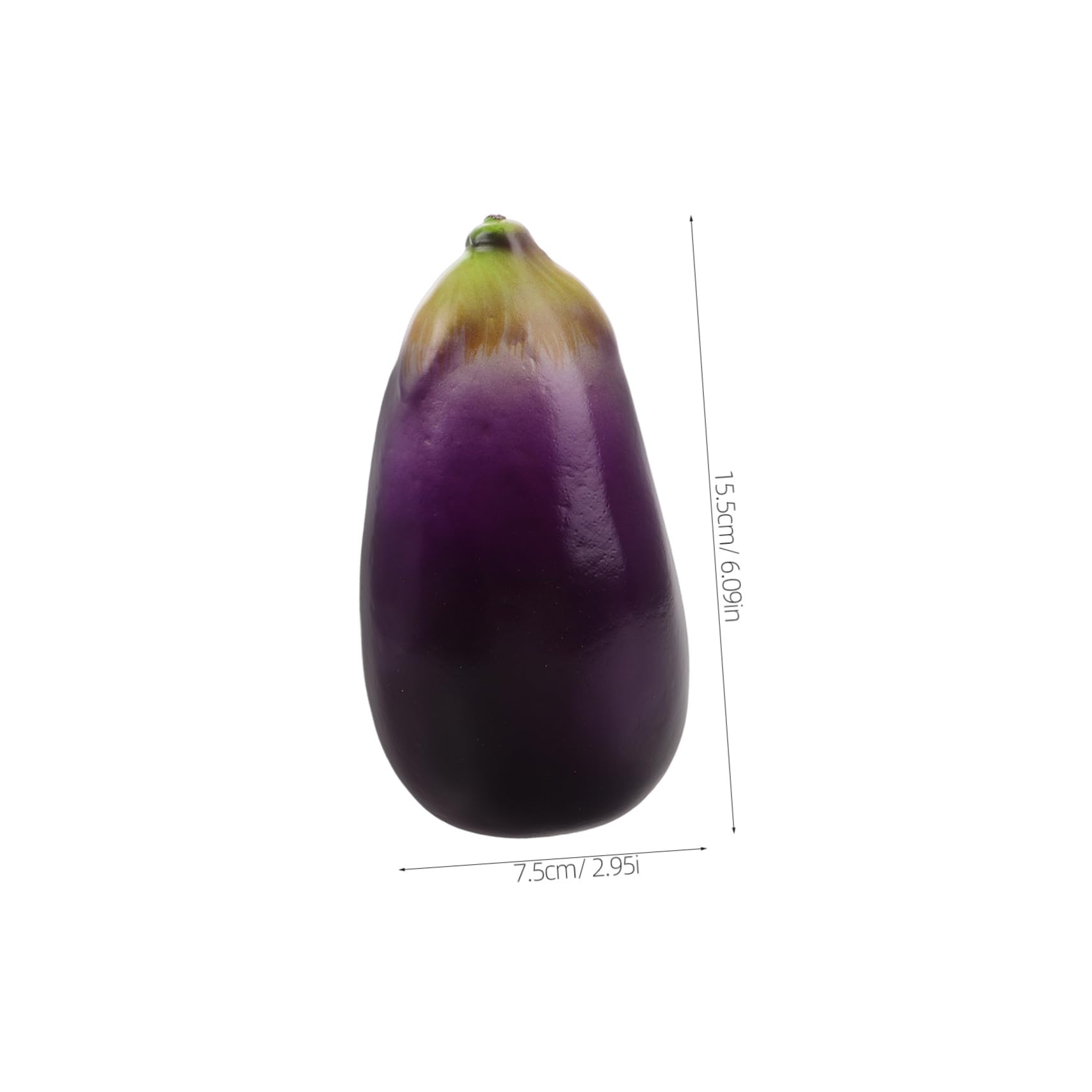 Cabilock 3 Sätze Simulation Aubergine Pflanzendekorationen Gemüse Für Pflanzen Realistische Aubergine Modelle Gefälschte Auberginendekoration Pflanzliche Requisiten Schaum 6 Stück * 3