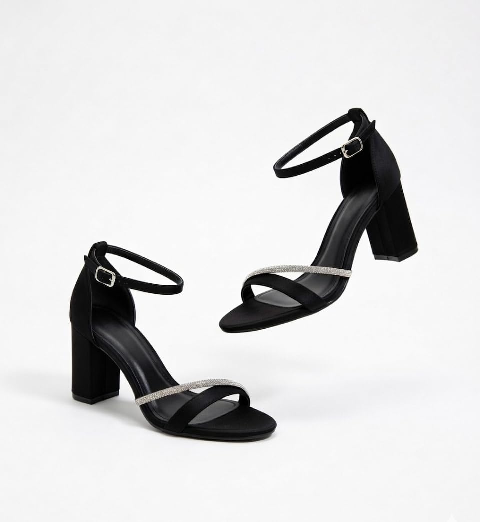 Block Heels Sandals For Women, Dusky Stylish & Comfortable Footwear For Girls And Women-image-40