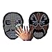 LED Maschera, LED Full-Color Face-Changing Face Cover incandescente, APP Controllo Bluetooth per telefono cellulare, Può cambiare l'immagine dello schermo con gesti(Color:Batteries)