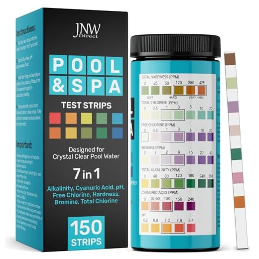 150 Pack 7-in-1 Pool Test Strips
