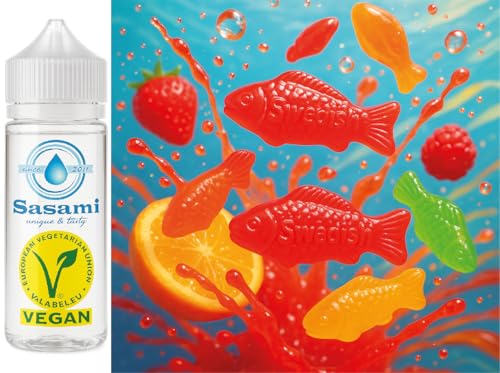 Aroma concentrado Viking Fish Gummy Sasami de vaper: gominolas veganas en formato de 100ml