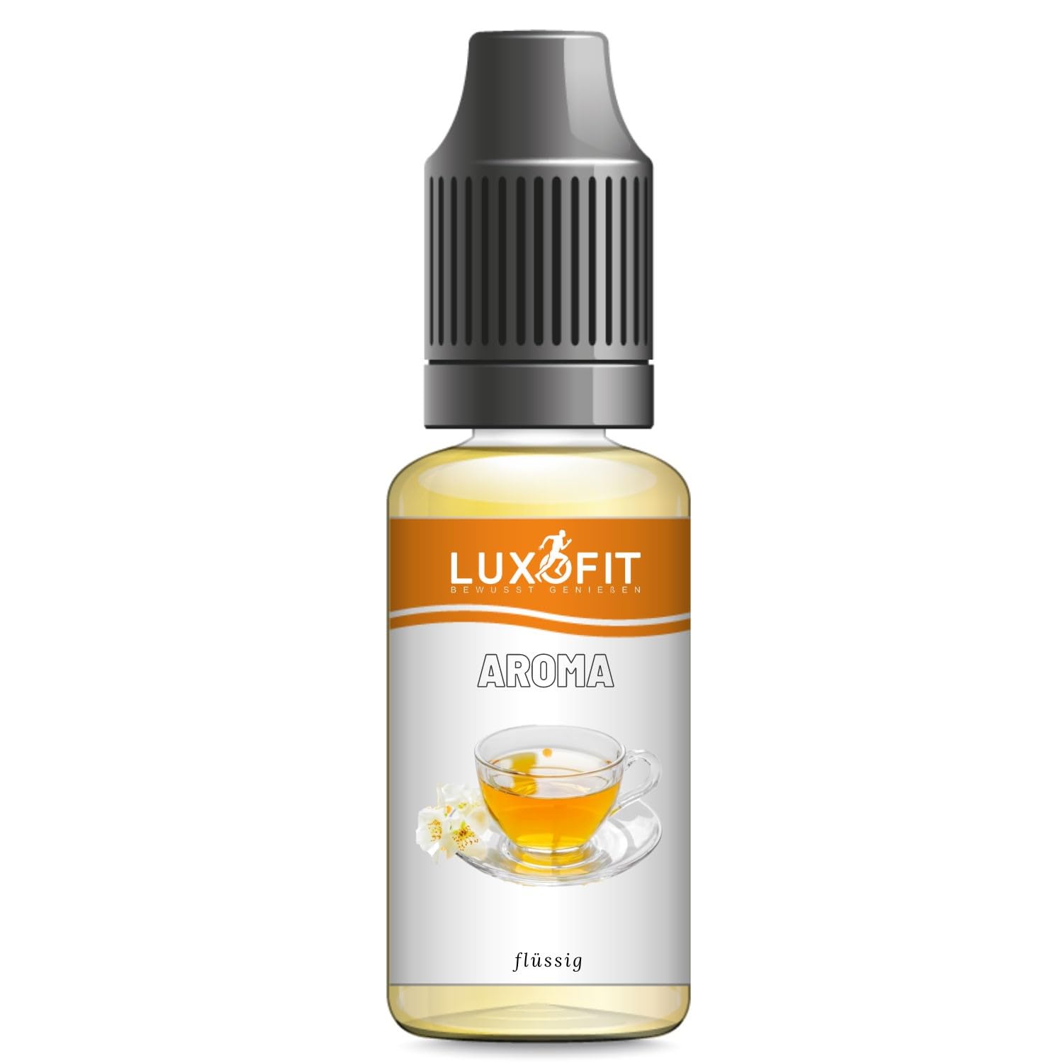 Luxofit Jasmintee Aroma flüssig, Aromatisierung von Lebensmitteln und Getränken, Geschmackskreationen, Lösliche Aromen, Vegetarisch und Vegan, Made in Germany, GMO-Frei (1 L)