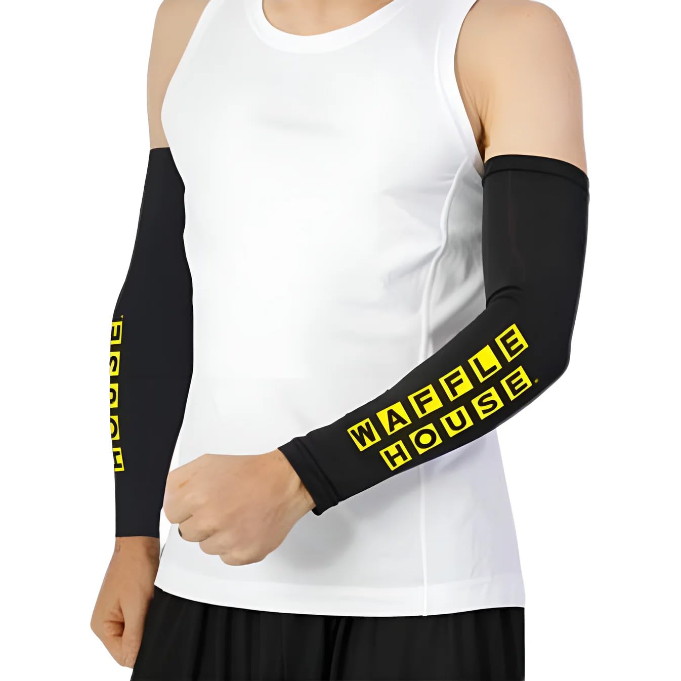 Waffle House Sport Sleeve, Black, 2XL