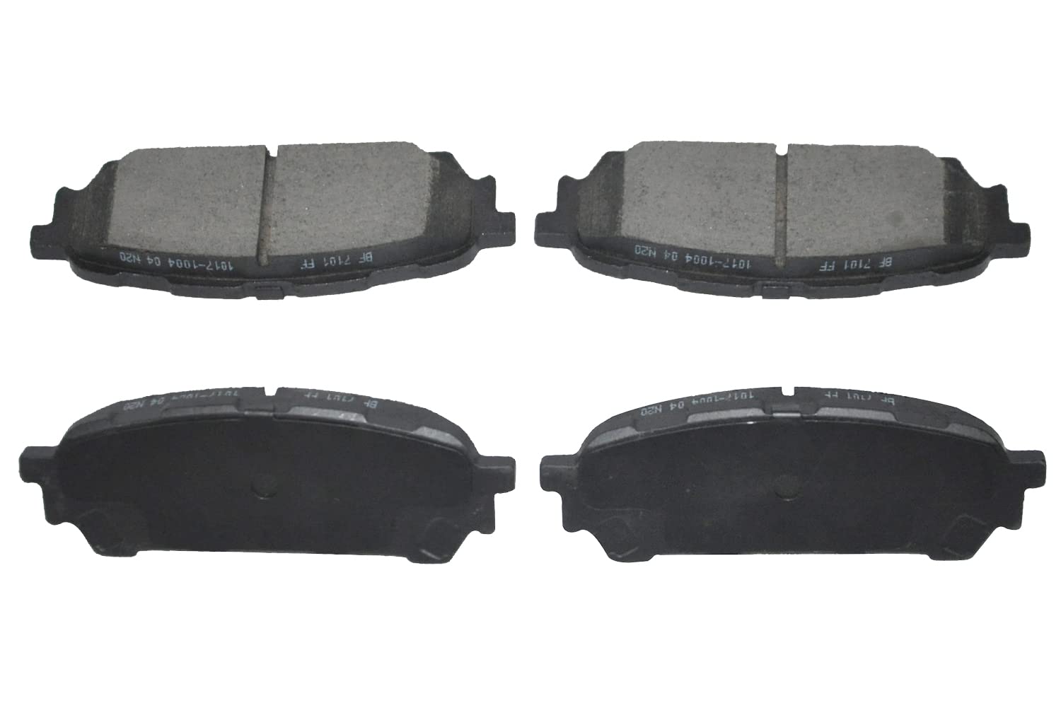 Rear Brake Pads Ceramic Compatible With Select 2004-2008 Subaru Forester 2003-2007 Impreza - D1004