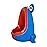Soraco Frog Potty Training Urinal for Toddler Boys with Funny Aiming Target, Bathroom Frog Pee Trainer Toilet (Blue)