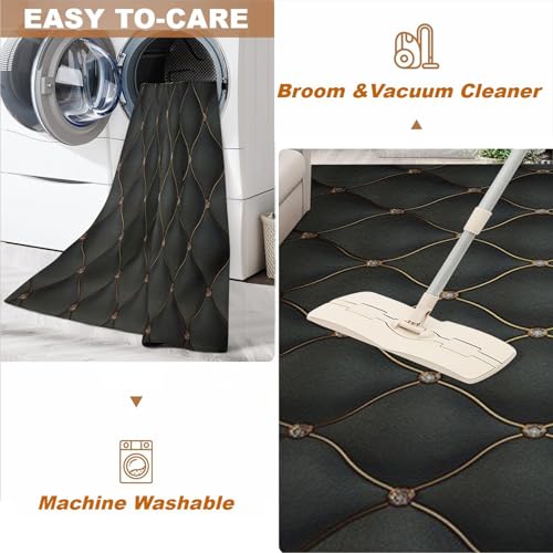 Tapis de luxe en peluche douce lavable en machine pour chambre - 8