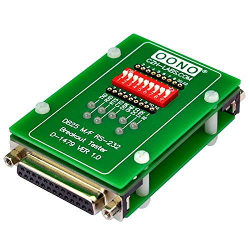 Image of RS232 DB25 Male to Female Breakout Tester LED Monitor Module