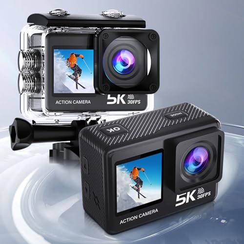 Yunseity 5K WiFi Action Camera 2 Pulgadas Resistente Agua miniatura 2