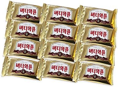 Crown [Korean souvenir] butter waffle cookies (Korean cookies)