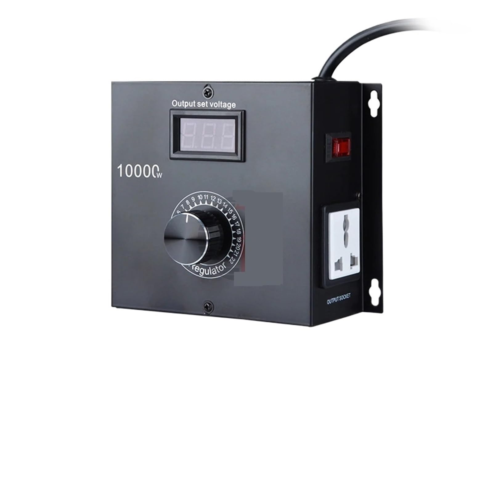 Badika U.k Electromagnetic Motor Speed Controller 10000W Ac 220V Electrical Voltage Regulator Controller Converter Regulator Transformer Variable Voltage Dimmer Speed Controller(U.k)