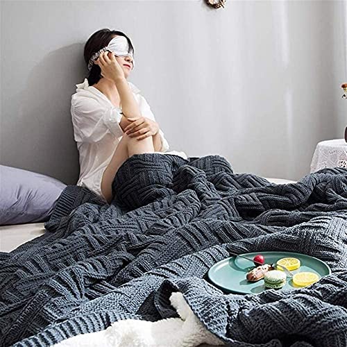 59"X 79" Dikker Warme Fuzzy Microfiber Lichtgewicht Gebreide Dekens voor Couch Bed Sofa Brown - Image 5