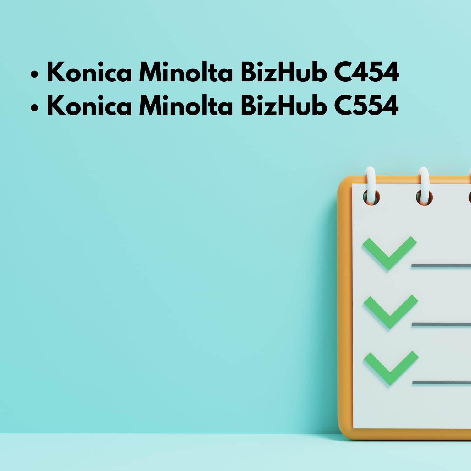 EVOKE TN512 TN-512 Toner Kompatybilny z Konica Minolta C554 C454 (Zestaw CMYK) 102000 Stron