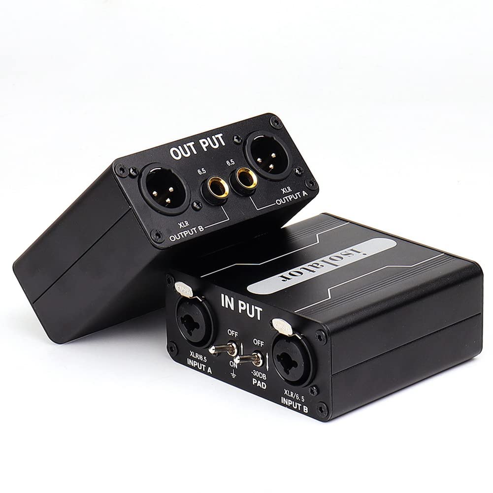 1 Pezzo GX200 Isolatore Audio Mixer XLR A Doppio Canale 6.5 Isolatore Audio Corrente Suono Mixer Rumore Microfono Filtro Terra Comune, 500371556