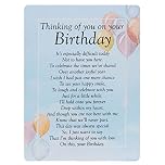 Widdle Celebrations Thinking of you on your Birthday Waterproof Graveside Memorial Card – TY207