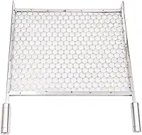 Grelha Inox Moeda Churrasco Churrasqueira 40x50cm Sem Emenda