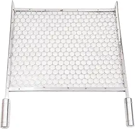 Grelha Inox Moeda Churrasco Churrasqueira 40x50cm Sem Emenda