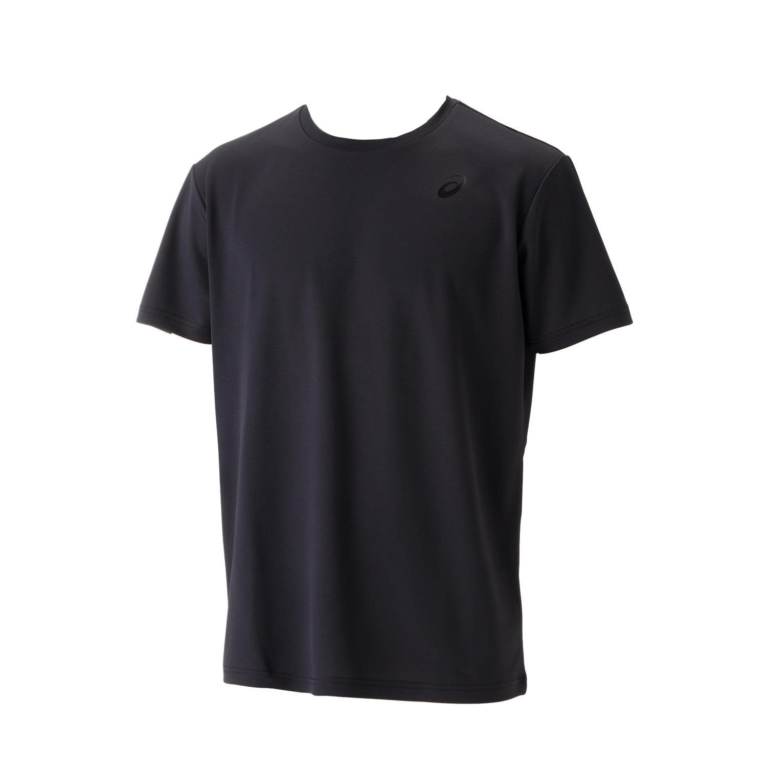 Asics Men's Training Wear Dry One-Point Short Sleeve Shirt Large 005 (Performance Black x Performance Black)