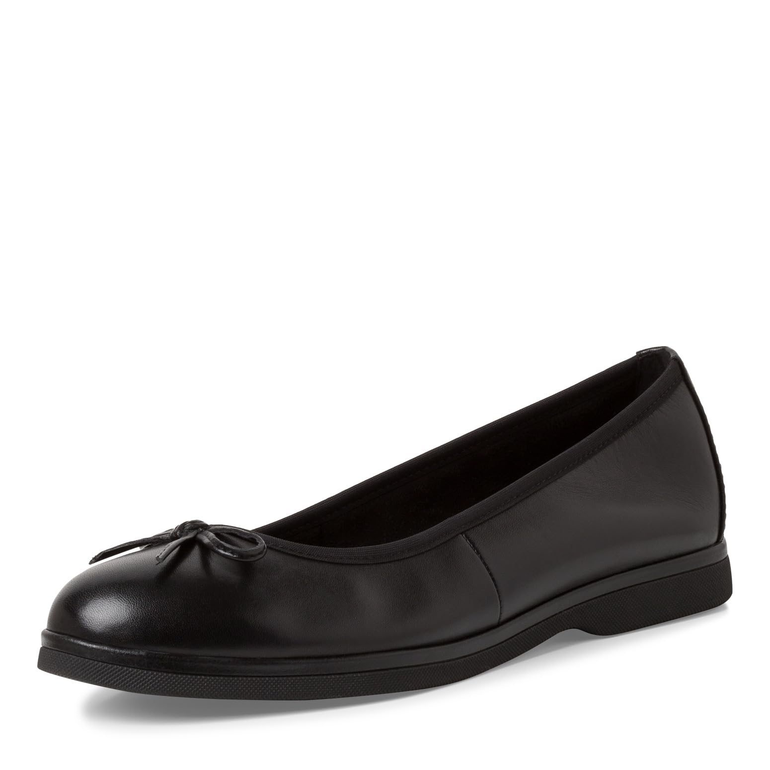 MARCO TOZZI Women's 2-22100-41 Ballet Flat, Black, 5