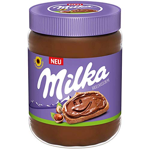 Milka Haselnusscreme Brotaufstrich – 600g Glas