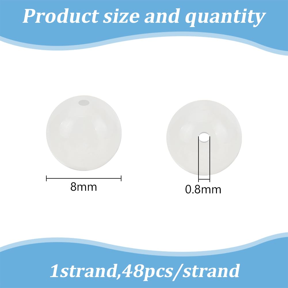 Perline Di Pietra Di Luna Arcobaleno Latteo Da 12 Mm B Perline - Foto 10