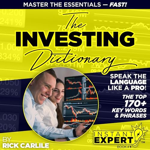 The Investing Dictionary Audiolivro Por RIck Carlile capa