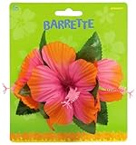 Amscan Hawaiian Summer Luau Party Pink Flower Accessory, 1 Piece, Made from Plastic, Pink, 4