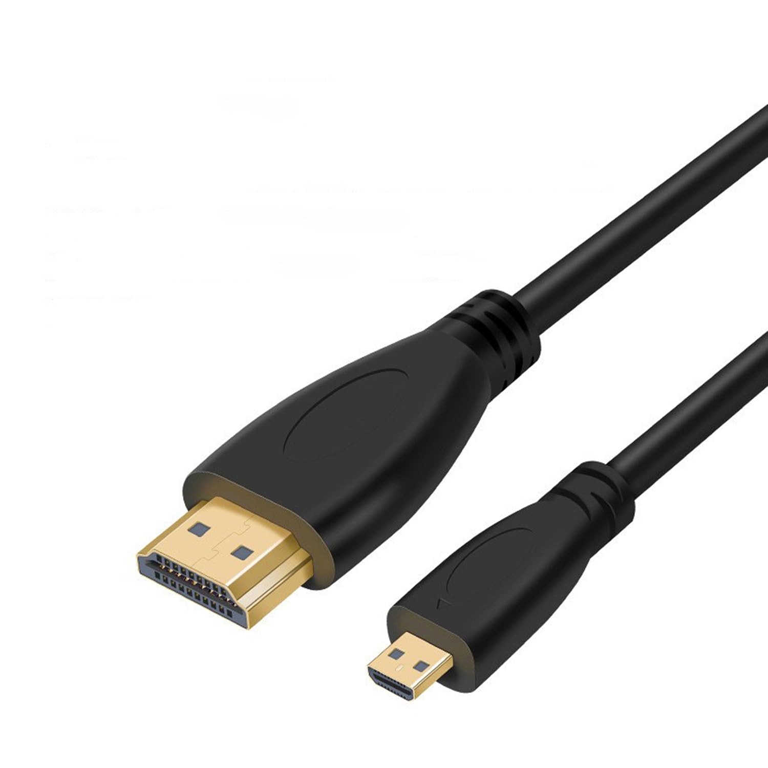 Micro HDMI to HDMI Cable Cord Compatible with GoPro Hero 7 6 5 4, Raspberry Pi 4, Sony A6000 A6300, Nikon D750 D800 D7100 D7200 D5300, Yoga 710 Canon Cameras