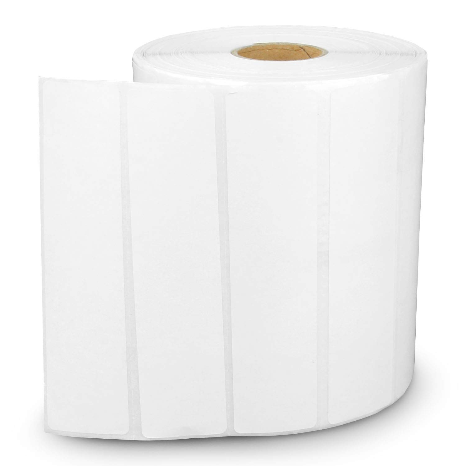 OfficeSmartLabels4" x 1" Direct Thermal Labels - Compatible with Zebra & Rollo Desktop Printers and More – 1” Core, Permanent Adhesive & Perforated [4 Rolls, 5500 Labels]