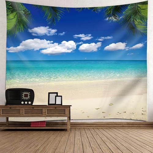 Tapiz de pared marítimo RDSGYZ de 150x150 cm para relajar tu dormitorio