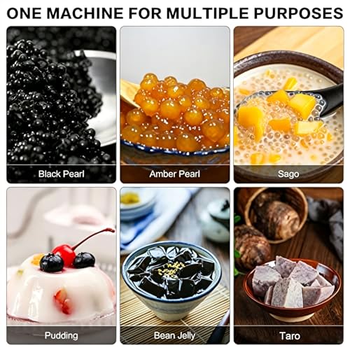Machine à perles de thé au lait 1300W pour automatiser la cuisson du tapioca