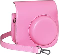 Cpano Mini PU Leather Camera Case Bag for Fujifilm Instax Mini 8 8 9 Instant Film Camera with Adjustable Shoulder Strap Rose Red Cpano Mini PU Leather Camera Case Bag for Fujifilm Instax Mini 8 8 9 Instant Film Camera with Adjustable Shoulder Strap Rose Red