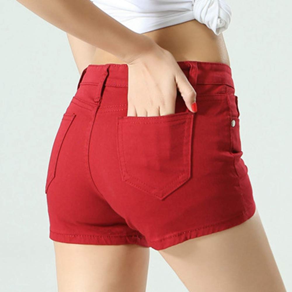 Short mujer rojo Clearance