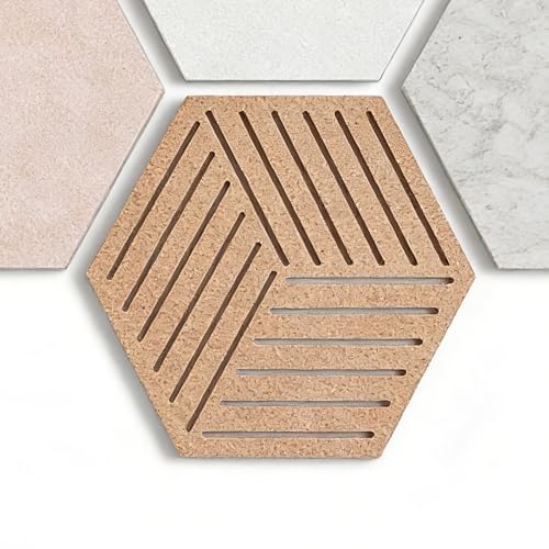 Tableau d'affichage mural hexagonal pour organiser vos notes et ranger le bureau