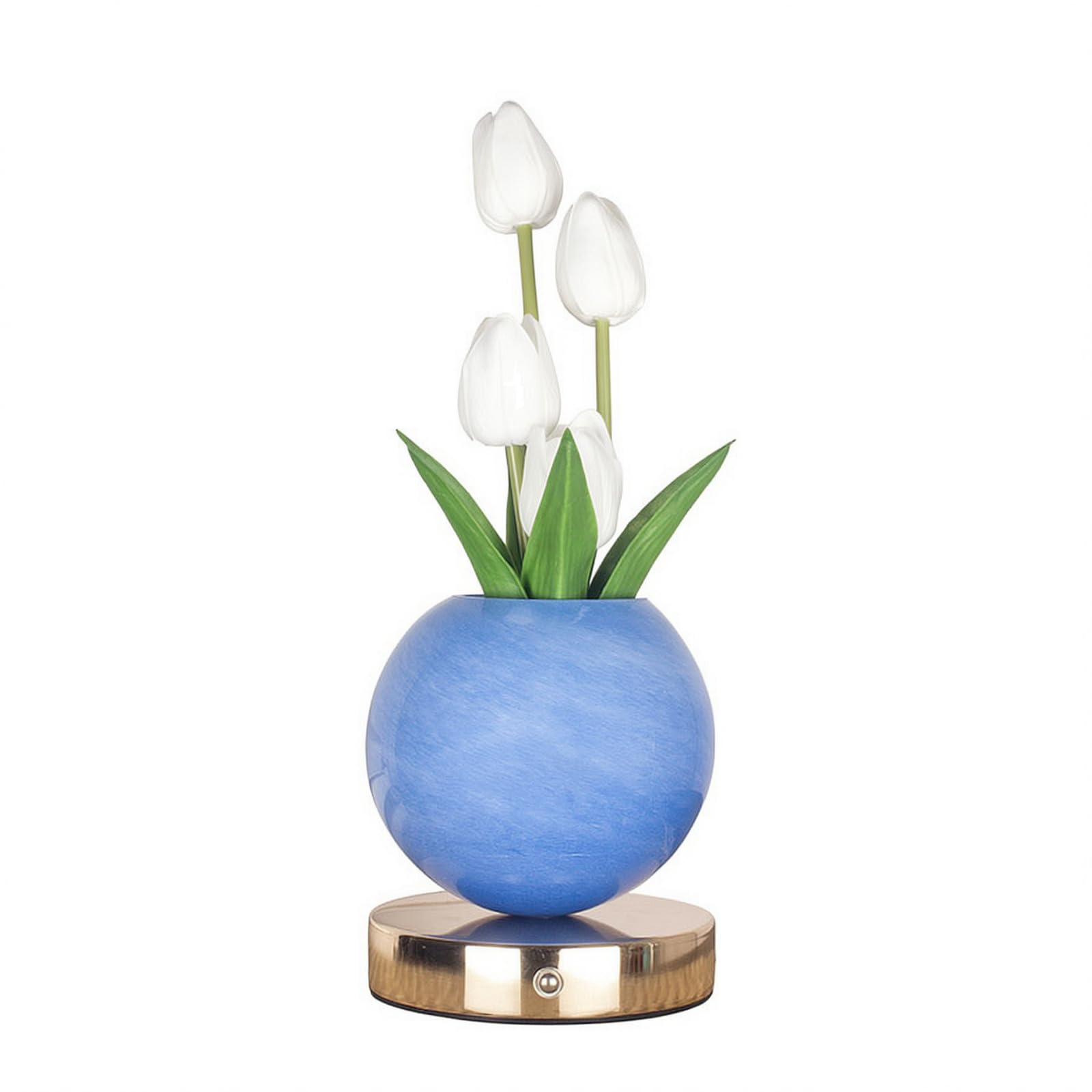 La lampada da scaffale con fiore realistico offre,3#