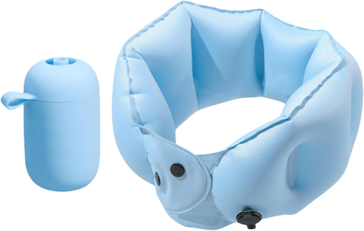 Inflatable Cervical Pillow | Travel Neck Pillows for Inflatable Airplanes – Support Sleep Pillow for Camping Airplane Outdoor Adults Car Road Sports Home Travel