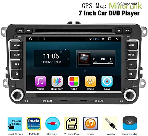 Android 8.1 IPS Car Radio Stereo 8.7inch Capacitive Touch Screen HD GPS Navigation