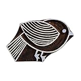 Bird Motif Wooden Printing Block Textile Blocks Scrapbook Henna Handmade Print Stamps