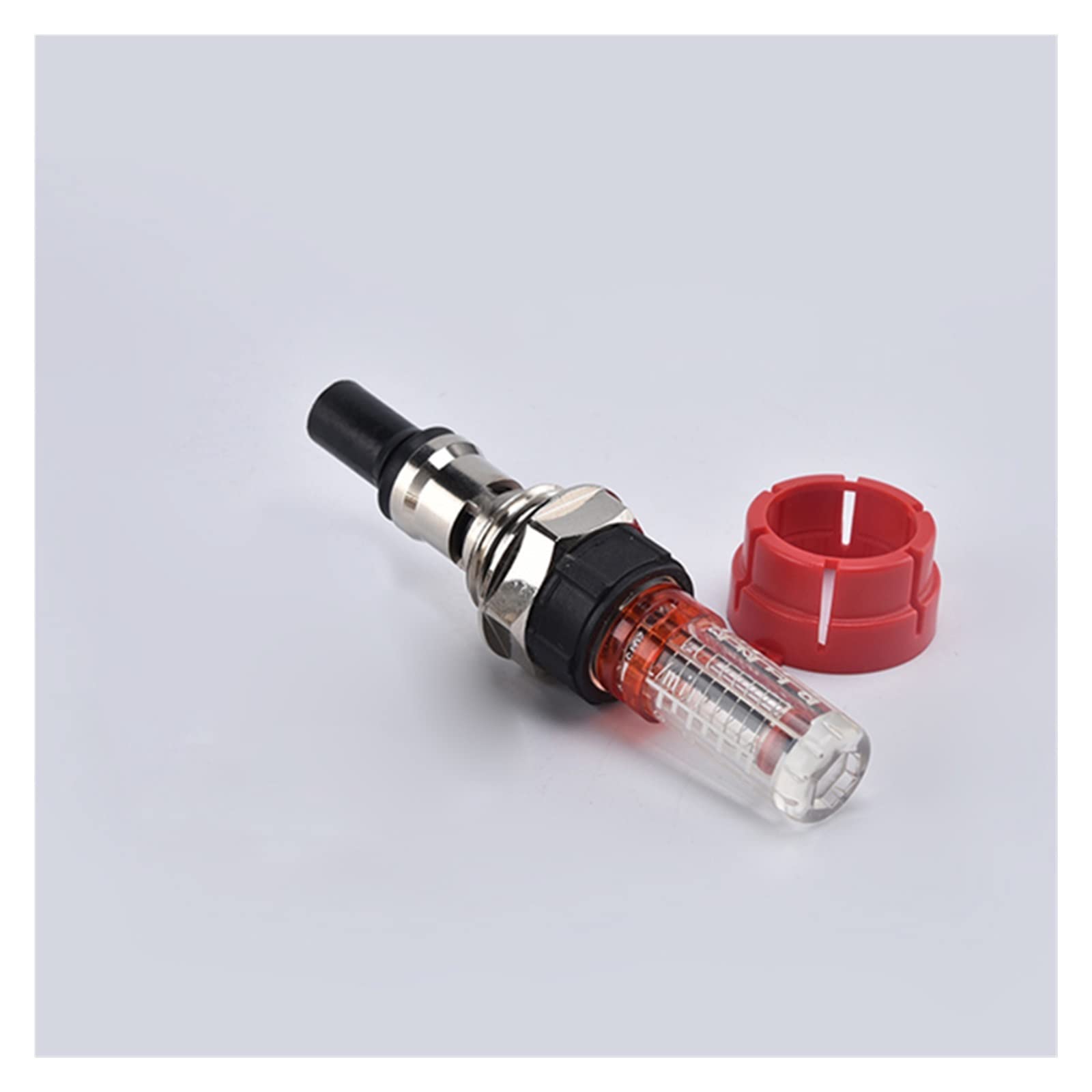Parti del Riscaldamento a Pavimento del misuratore di Portata del collettore 1/2 "di Ricambio Fai da Te Go (Color : 1pc Nickel)