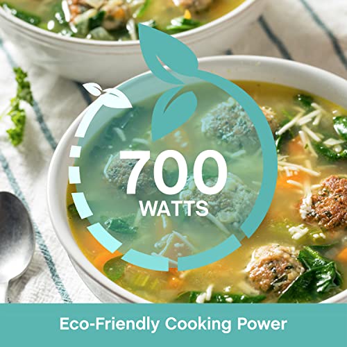 West-Bend-WBMW71B-07-Cu-Ft-Countertop-Microwave-Oven-700W-with-6-Pre-Programmed-Cooking-Settings-Speed-Defrost-Electronic-Control-Panel-Rotating-Glass-Turntable-Add-30-Seconds-Button-Black