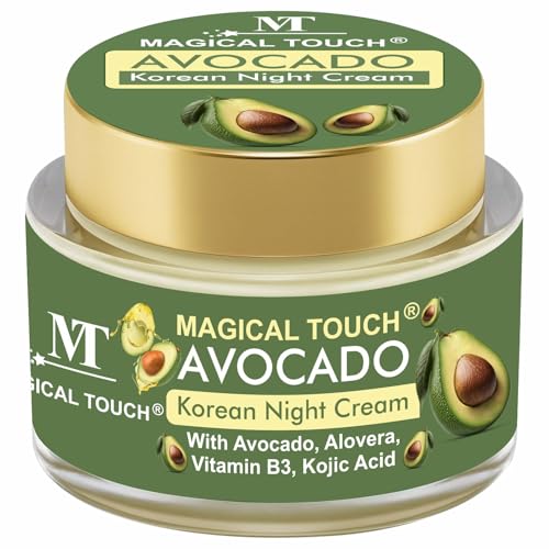 Image of Avocado Korean Night Cream | Deep Hydration & Skin Brightening | Anti-Aging & Wrinkle Repair | Nourishing Korean Skincare