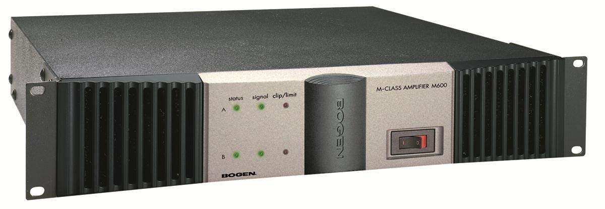 Bogen M600 2.0 Home Amplificateur audio filaire Noir (2.0 canaux, 600 W, H, 0,02%, 109 dB, 600 W)