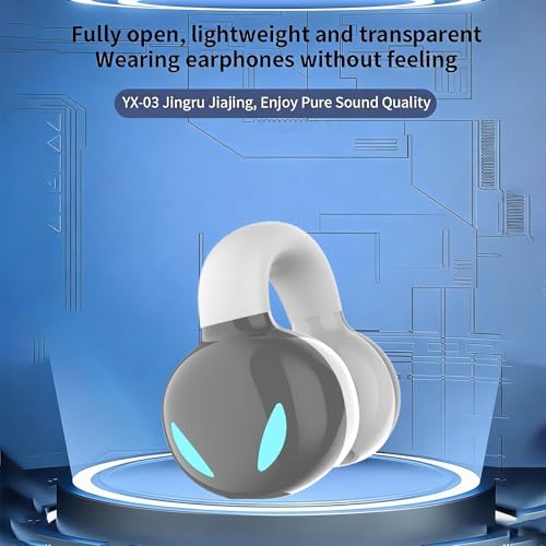 Auricular Bluetooth PUSOKEI Clip In Ear Gris miniatura 4