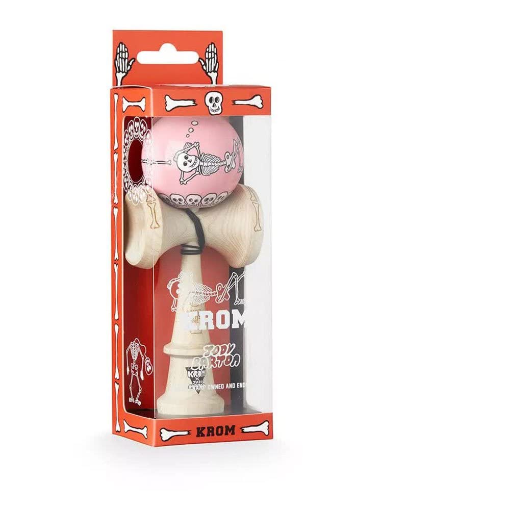 Krom Kendama Jody Barton Skeletons - Juego al Aire Libre