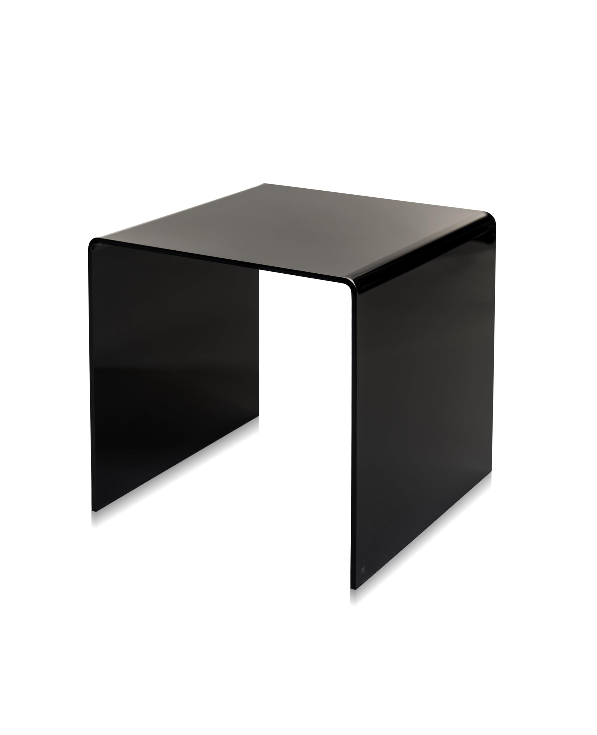 accessori casa tavolino, design moderno, facile da pulire, struttura resistente, salvaspazio, montaggio a muro, facile da installare - nero - 40x40x40 cm