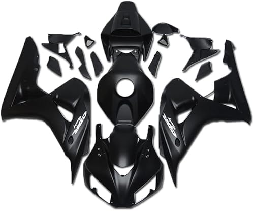 NT FAIRING Carenado negro mate apto para HONDA 2006 2007 CBR1000RR CBR 1000RR Molde de inyección ABS Plásticos Carrocería Kit de cuerpo Trabajo 06