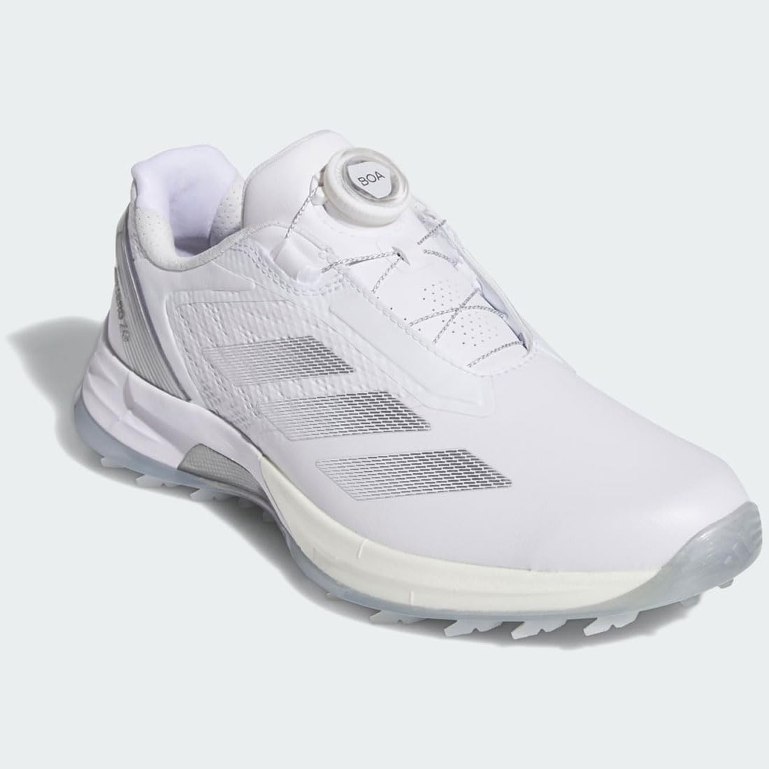 adidas 美品 adidas ADIZERO ZG BOA ゴルフシューズ 270 シルバー