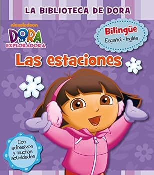 Hardcover Las estaciones (La biblioteca de Dora la exploradora): Bilingüe español-inglés (incluye adhesivos) [Spanish] Book