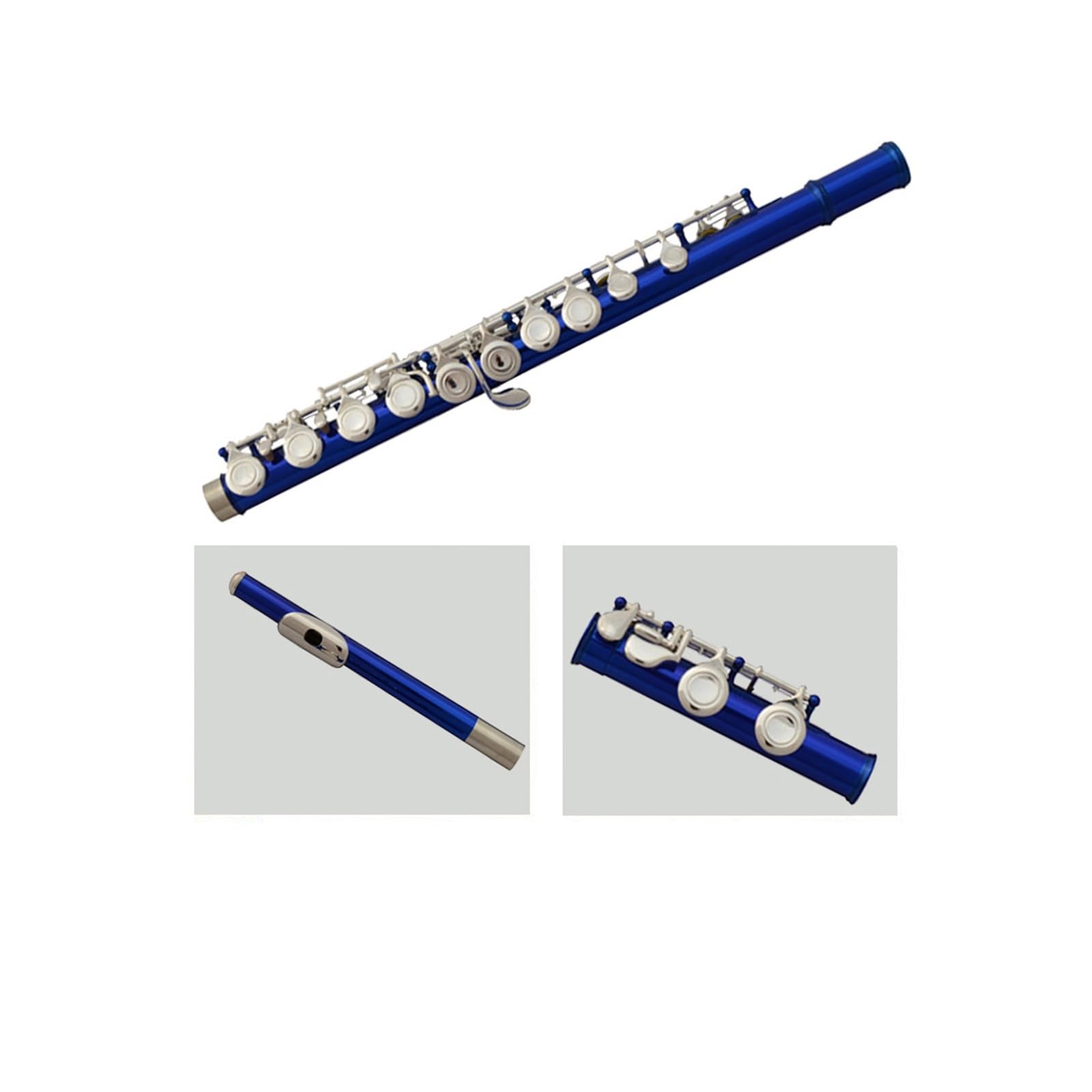flet prosty Profesjonalny 16-otworowy flet Blue Flute w instrumencie dętym drewnianym C dla początkujących